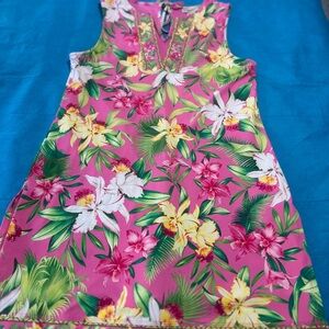Tommy Bahama small Orchid Garden Split-Neck Romper